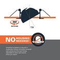 thumbnail image 5 of HALO RA 4-Inch Canless LED Recessed Downlight with Adjustable Gimbal, Selectable Lumens and Color Temperatures, Dim-to-Warm - RA6LS9FSD2W1EWHDM, 5 of 9