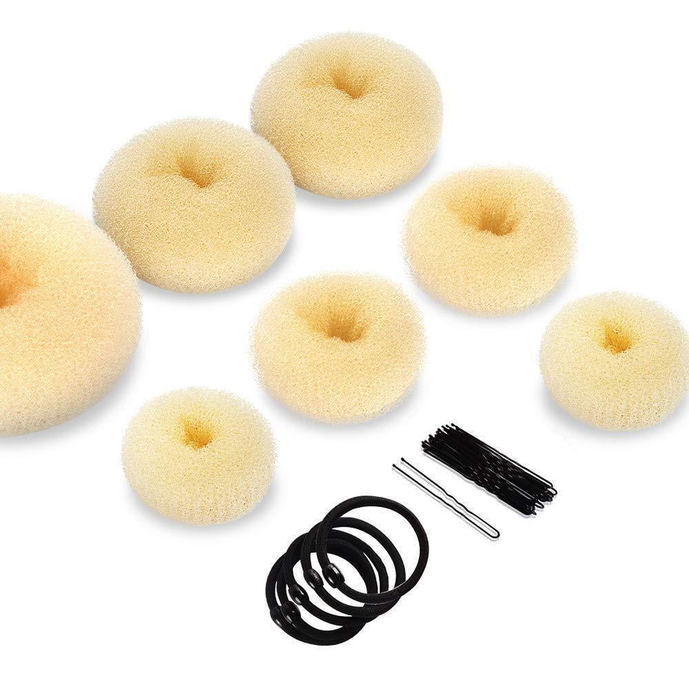Donut Bun Maker, Teenitor Hair Bun Maker Ring Style Bun Maker Set with