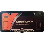 Chroma Graphics Black Harley-Davidson Bar & Shield Logo Domed License Plate Frame