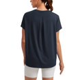 thumbnail image 1 of Remera CRZ YOGA Suave Holgada Cuello Redondo Azul Marino XL, 1 of 5