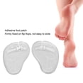 thumbnail image 3 of Sandal Toe Protector, Transparent Flip Flop Toe Guard Easy To Clean Pressure Relief Butterfly Pattern 1 Pair Abrasion Resistant  for Daily Use, 3 of 7
