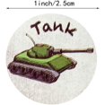 thumbnail image 1 of Pegatinas para niños 500 pegatinas con 8 diseños de transporte Avión Tren Tanque Barco Helicóptero Pegatinas para fiestas Favores Transporte Actividades escolares, 1 of 2