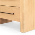 thumbnail image 3 of Safavieh Katrina Solid Wood 2 Drawer Nightstand in Natural / Black, 3 of 18