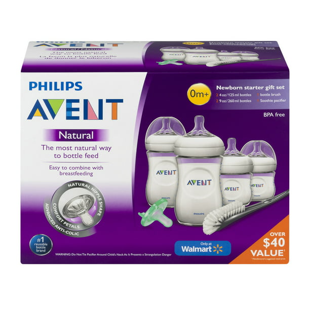 Vijfde uitlaat sofa Philips Avent Natural BPA Free Baby Bottle Newborn Starter Gift Set,  Walmart Exclusive - Walmart.com
