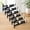 Black, variant on Double Curtain Rod Brackets Heavy Duty Wall Mount Rod Holders for 1 Inch Drapery Rods, Set of 2, Black