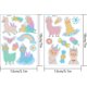 thumbnail image 4 of Cuadros Decorativos 2 piezas Kit de pegatinas de pintura de diamantes 5D DIY Animal Diamond Art Gem Sticker (BT197) Wdftyju embutido en tela, 4 of 9