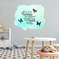 thumbnail image 2 of Quotes & Sayings Wall Decals for Children Bedroom - Grief Quote on Water Colour Background Memory DIY & Creativity Boy Girl Bedroom Wall Sticker - Size: 30 In x 24 In, 2 of 5