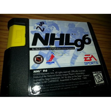 NHL 96 Sega Genesis Loose