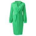thumbnail image 5 of Sngxgn Women's Pencil Dress Office Work Dresses Party(Green,M), 5 of 9
