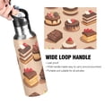 thumbnail image 4 of Yayeee 20oz Insulated Water Bottle Double Wall Stainless Steel with Flip Straw Lid, Creamy Cake, 4 of 7