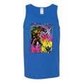 thumbnail image 2 of Wild Bobby, Colorful Rainbow Unicorn Animal Lover Mens Graphic Tank Top, Royal, Large, 2 of 3