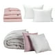 thumbnail image 1 of Edredón Doble Vista King Size Couzy + Sábanas Royal Rosa + Almohada Royal Twin, 1 of 8