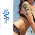 thumbnail image 3 of Tatuajes Coloridos Pegatinas Temporales 8 Piezas Patrón Brazo para Niñas, 3 of 9