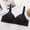 Black, variant on Front Closure Lace Stretch Ice Silk Unwired Bra Comfort Support Smoothing Shapewear Bra Perfectly Fit Push Up Bra