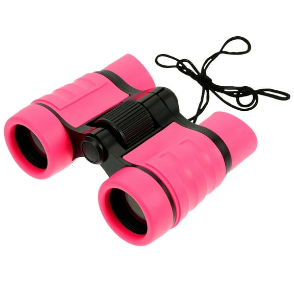 GOOHOCHY Kids Camping Set Pink Plastic 1Set Crystal Clear View Binoculars