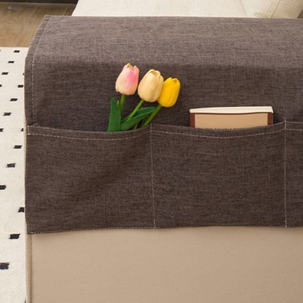 Funda para brazo de sofá con bolsillo transpirable funda para sofá para el hogar sala de estar