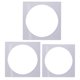 thumbnail image 1 of 3pcs Layer Cake Mold Square Acrylic Cake Board Cake Scraping Plate Cake Tools, 1 of 6