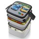 thumbnail image 4 of Tayo, el Pequeño Autobús Fiambrera de Doble Capa, Contenedor de Almuerzo Portátil Apilable, Almacenamiento de Alimentos Hermético a Prueba de Fugas, 1000ml, 4 of 6