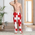 thumbnail image 6 of Lsque Red Cross 1 Print Men's Pajama Pants, Lounge Pant - Comfortable Home Wear,Elastic Waistband, Stylish Design-Medium, 6 of 9