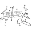 Genuine OE Mitsubishi Armrest - MB449401