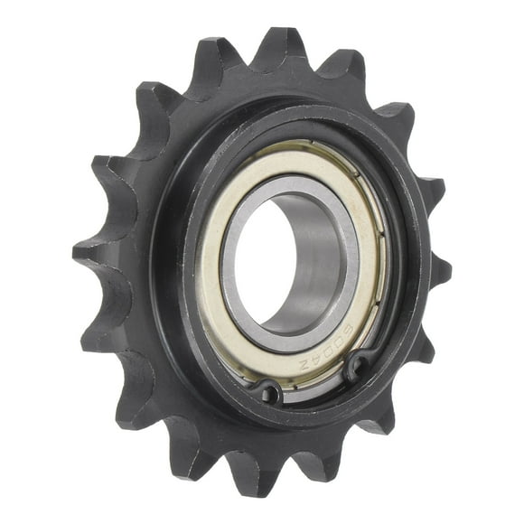 Unique Bargains Pignon Tambour, Alésage de 20 mm, Pas de 1/2 Pieds, 16 Dents, Acier au Carbone avec Roulement à Insert