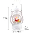 thumbnail image 2 of Tarmeek Christmas Snow Globe Water Lantern with Santa Claus and Snowman Lighted Holiday Decoration for Tabletop Display for Family and Friends, 2 of 5