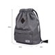 thumbnail image 2 of KAUKKO Cordón Deportes Mochila Gimnasio Yoga Bolsa Hombro Mochila para Hombres y Mujeres KAUKKO  K1031-4-Darkgrey, 2 of 5