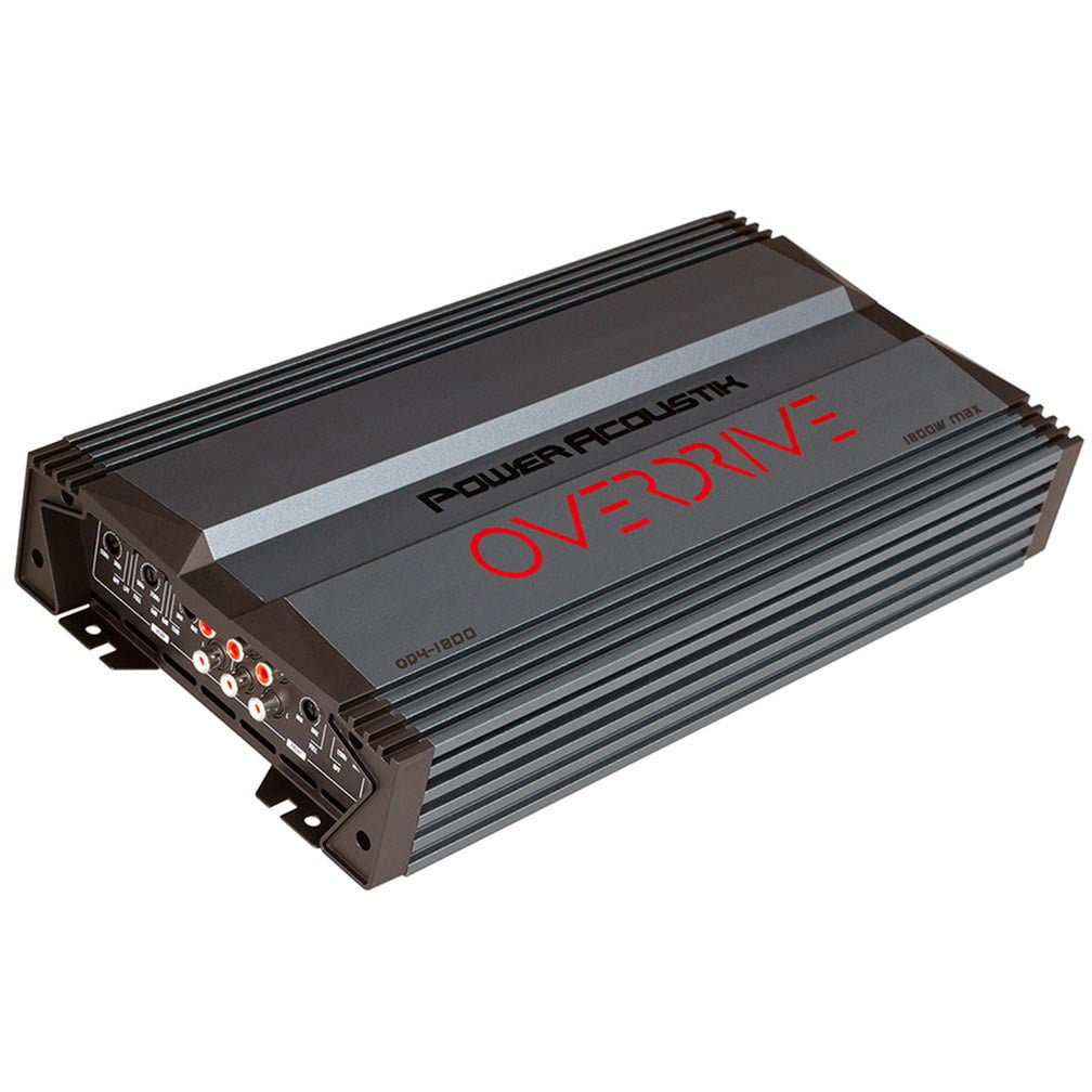 Power Acoustik OD41800 4-Channel Class A/B Car Amplifier 900W RMS / 1800W MAX, Full Range Multi-Channel Amp