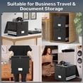 thumbnail image 2 of Fireproof Document Box,Blacksmith 13 inch Fireproof Safe Box for File Documents with Lock and Pocket,Fireproof File Box for Important Documents,Passports,Laptop,Black, 2 of 7