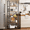 Brown-6 Tier, variant on Satifur 6 Tier Sturdy Wood & Metal Frame Bookcase, Large Capacity Space-Saving Design With Adjustable Feet,Rustic Brown