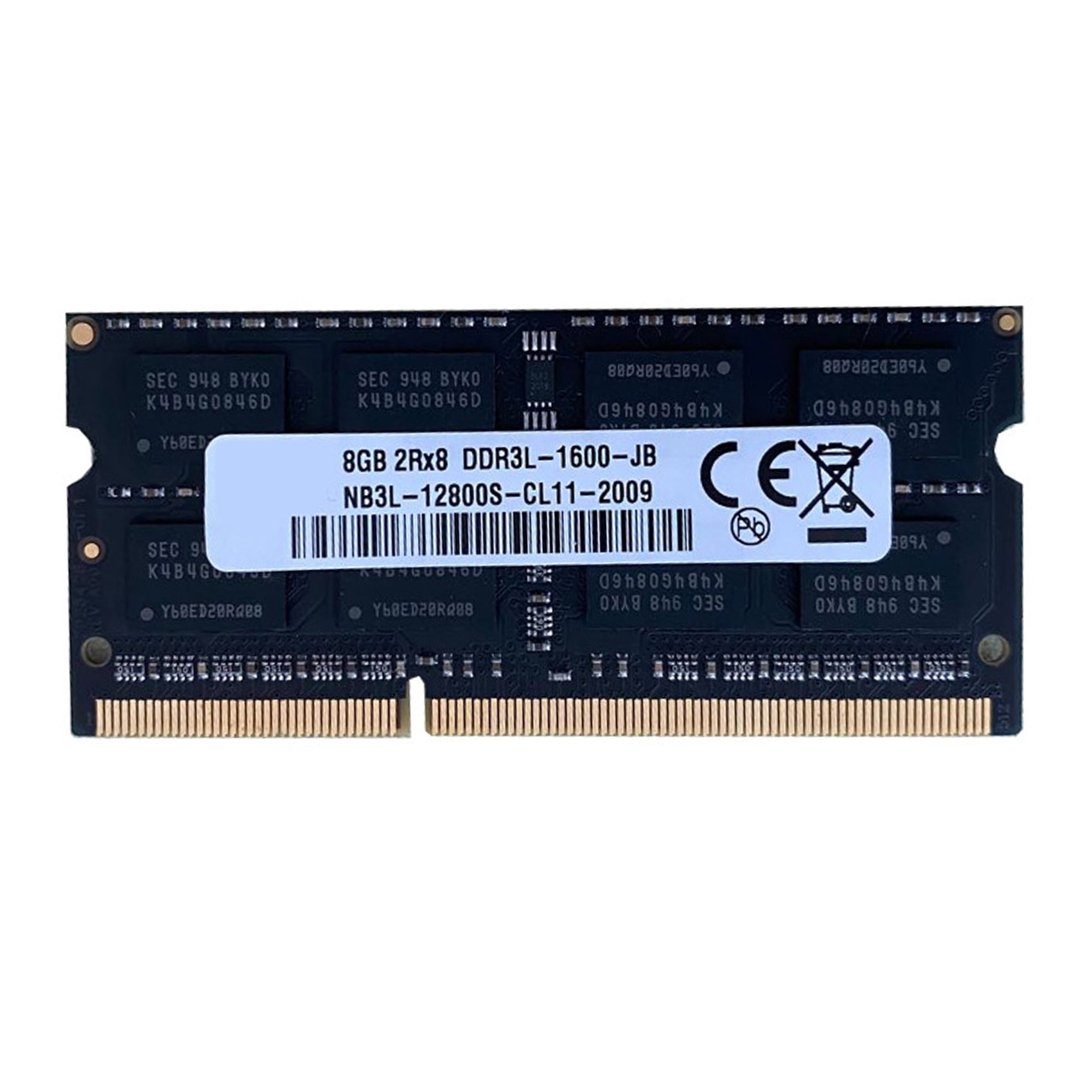 1.35V 2x8GB NVTEK 16GB DDR3L-1600 PC3-12800 SODIMM Laptop RAM Memory Upgrade 