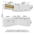 thumbnail image 3 of Cocina Integral de Esquina 389cm Agata Madesa 01 Blanco, 3 of 10