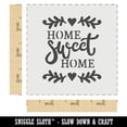 thumbnail image 2 of Home Sweet Home with Floral Hearts DIY Cookie Wall Craft Stencil - 3.5 Inch, 2 of 5
