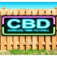 thumbnail image 1 of CBD Edibles 2 13 oz heavy duty vinyl banner sign with metal grommets, new, store, advertising, flag, (many sizes available), 1 of 3