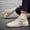 Beige, variant on YOUSNH New Spring and Autumn Men's Leather Shoes Korean Fashion Lace up Short Boots Shoe Sneakers for Men Beige 11