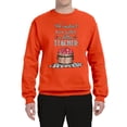 thumbnail image 2 of Wild Bobby, We Couldn't Have Picked a Better Teacher Apple Basket Pop Culture Unisex Crewneck Graphic Sweatshirt, Orange, 3XL, 2 of 3
