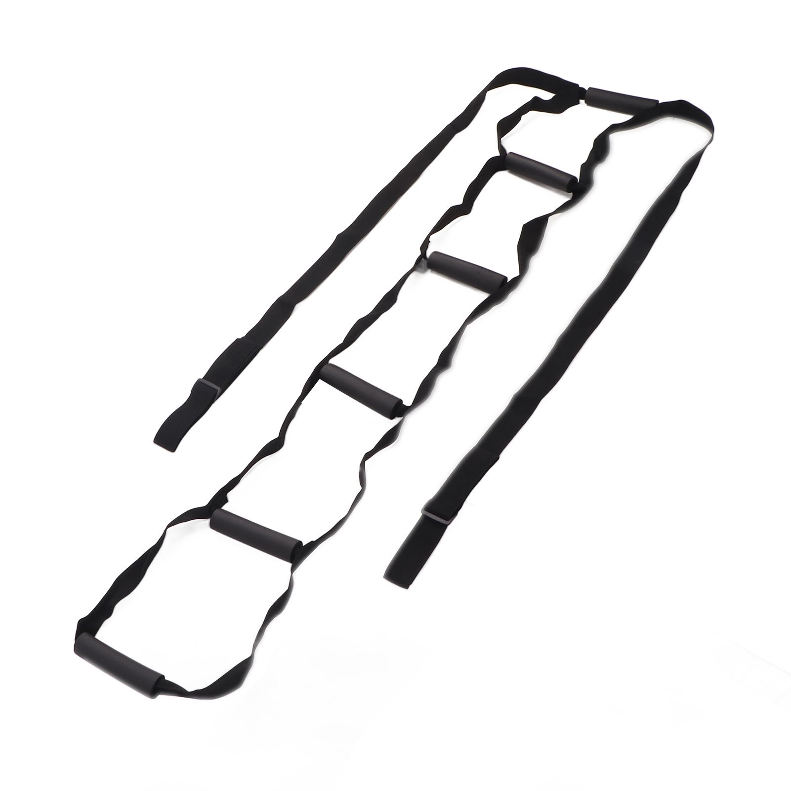 Yajisi 6 Handles Bed Ladder Assist Strap Adjustable Sit Up Helper Pull Up Device for Elderly and Patients