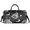 Black, variant on Purple Floral Gym Bag for Women Men, Travel Duffle Bag Lightweight Waterproof Carry on Weekender Overnight Tote for Dance Cheer Sport, Colorful Flower