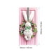 thumbnail image 3 of YiJuHui Easter Door Banner Decorations, Bunny Wreath Holiday Party Door Curtain, Polyurethane Outdoor Indoor Decorative Hanging Banner for Front Door Wall, 3 of 6