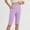 Purple, variant on Crunowin Women's Solid Color Lifting Yoga Shorts, with Pockets 5-Inch Stretchy Workout Biker Shorts Army Green L