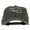 Black, variant on Oklahoma with Map Outline Embroidered Washed Cotton Twill Cap - Black OSFM