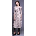 thumbnail image 3 of Bimba Kurta à Manches 3/4 Imprimée Kurti Droite Vêtements d'Été pour Femmes, 3 of 6