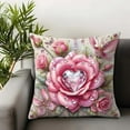thumbnail image 1 of Rewenti Housse de Coussin Rose Limitée Décoration de Canapé, 1 of 6