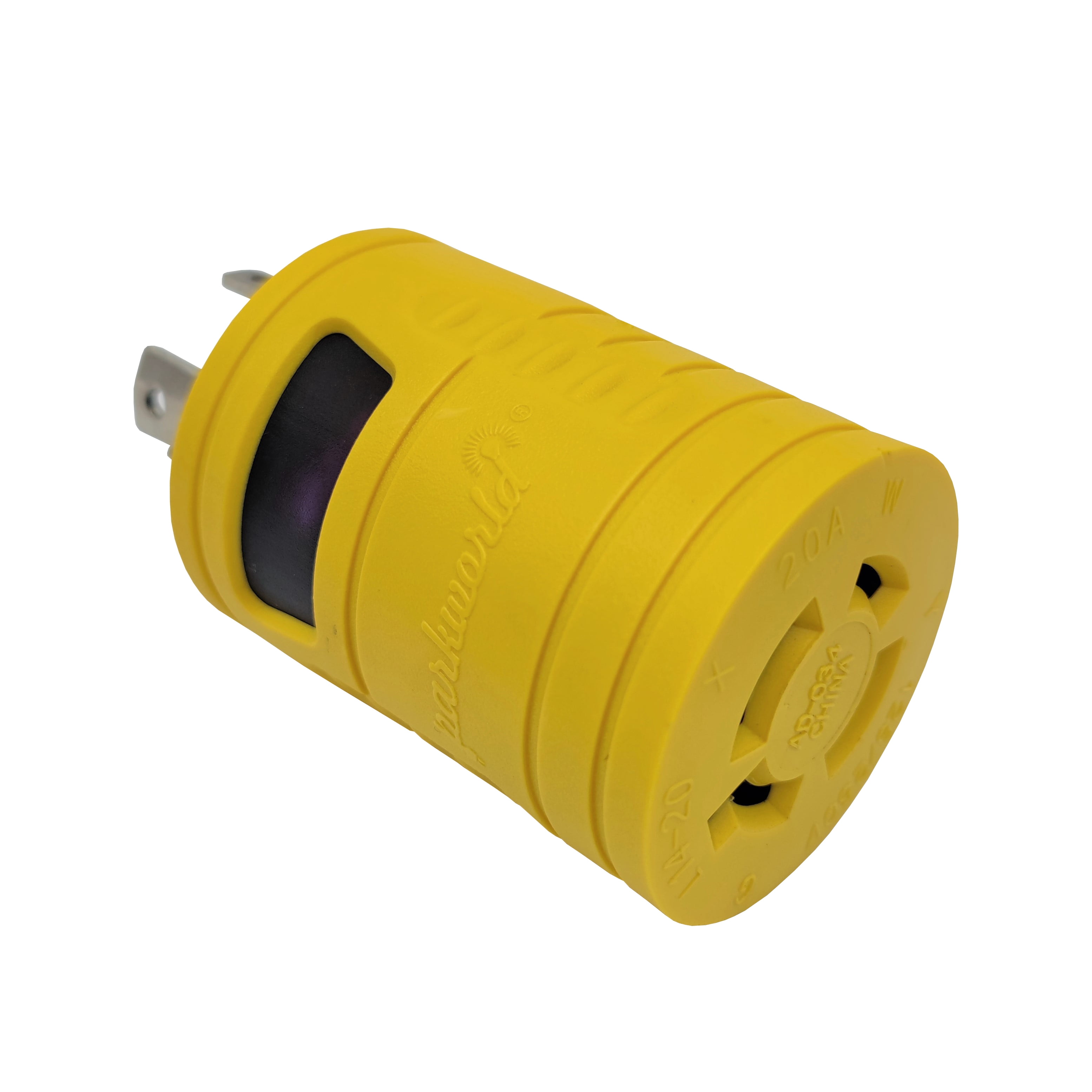 Parkworld 884982, 20A 125V/250V 2500W Yellow L14-30 to L14-20 Electrical Outlet