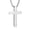 Silver, variant on Black Cross Necklace for Men Football Pendant Chain Stuff Accessories Items Catholic Religious Christian Birthday Jewelry Gifts Dad Husband Son Boyfriend Teen