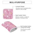 thumbnail image 3 of Hello Kitty Oven Mitts And Pot Holders Set 4 Pcs, Heat Resistant Oven Mitt Set with Potholders, Hot Pads And Oven Mitts Sets Oven Glove for Kitchen, Baking, Cooking, Grilling, 3 of 7