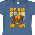 thumbnail image 4 of Inktastic Axe Throwing Funny Boys or Girls Baby Bodysuit, 4 of 5