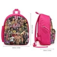 thumbnail image 2 of WWE Backpack, Lightweight Casual Daypack, Durable Backpack for Daily Use Work Travel, 12.6x9.4x5.9 Inch, 2 of 6