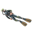thumbnail image 1 of Artificial Diver Model Aquarium Decoration, Home Garden Fish Tank Ornament, Swimmer Explorer, 1 of 8