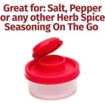 thumbnail image 2 of Salero y pimentero Juego a prueba de humedad de 2 mini saleros pequeños para ir a acampar y hacer picnic al aire libre, 2 of 7